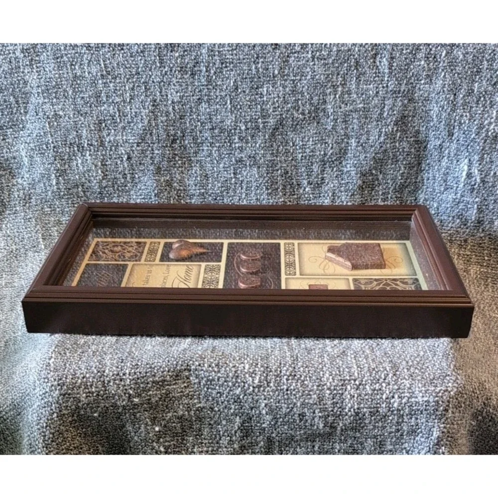 New View Gifts Shadow Box Frame FAMILY HOME JOURNEY 5.75x11 Embellished Decor